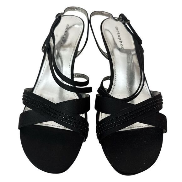 Metaphor Black Heels Size 10 - Picture 3 of 9